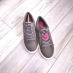 (45-0501)Foot Petals Gray Sneakers ANDI Size 9